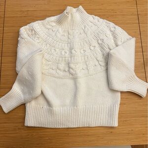 Banana Republic white chunky sweater. NWT
